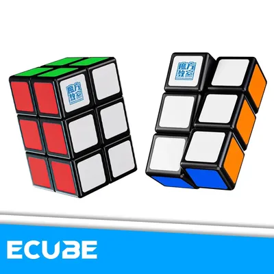 [ECube] MoYu 1x2x3 2x2x3 Zauberwürfel 223 Würfel 123 Schwarz 223 Professionelles Magie-Geschwindigkeitspuzzle Cubo Kinderpädagogisches lustiges Spielzeug Image