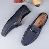 Luxus Marke Plus Größe Faulenzer männer Designer Echtes Leder Business Casual Schuhe Weiche Leder