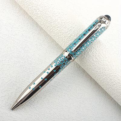 TEMU 1pc Luxury Heavy Feel Metal Ballpoint Pens School Signature Ball Pen Writing Stationery Supplies Image