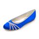DANOBAB Women's Round Toe Flats Shoes Washable, Soft, Slip-On Dressy Shoes Suitable for Business Casual, Office Wear, Work Attire & Weddings,Royal Blue,4