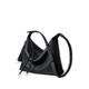 Bag summer versatile niche design single shoulder underarm large capacity tote bag size 32 * 9 * 25cm (black)