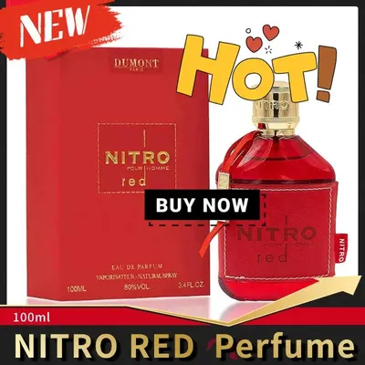 Nitro Red Dumont EDP Perfume MEN Fragrance Middle Eastern Arabic Perfume Men's Perfume Women's Perfume Long-lasting 100ml
