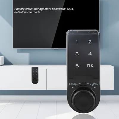 Electric Coded Lock RFID Card Key Lock Touch Keypad Password Key Access Lock Digital Electronic Security Cabinet Coded Locker