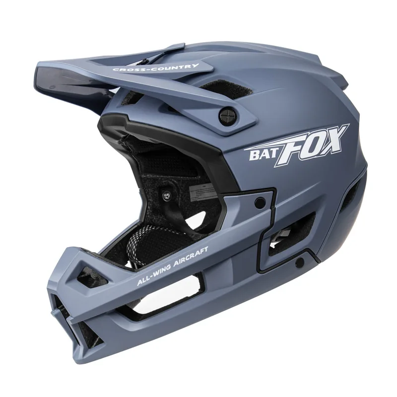 BATFOX Casco da ciclismo MTB integrale Casco da bicicletta ultraleggero integrato per certificato XC/DH/BMX ASTM F1952