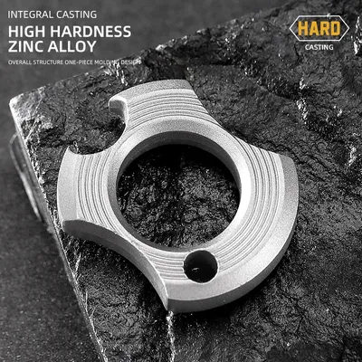 5163B.Stainless Steel/Solid/Tools To Prevent Injury/Provide Safety/EDC Double Headed Window