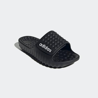 Badesandale ADIDAS SPORTSWEAR "ADISSAGE 360REC SLIDES", Gr. 44,5, schwarz-weiß (core schwarz, cloud weiß, core schwarz), Synthetik, sportlich, Schuhe Image