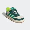 Sneaker ADIDAS SPORTSWEAR "BREAKBASE E KIDS", Gr. 33, sanftes weiß, collegiate grün, court grün, Textil, Synthetik, sportlich, Schuhe