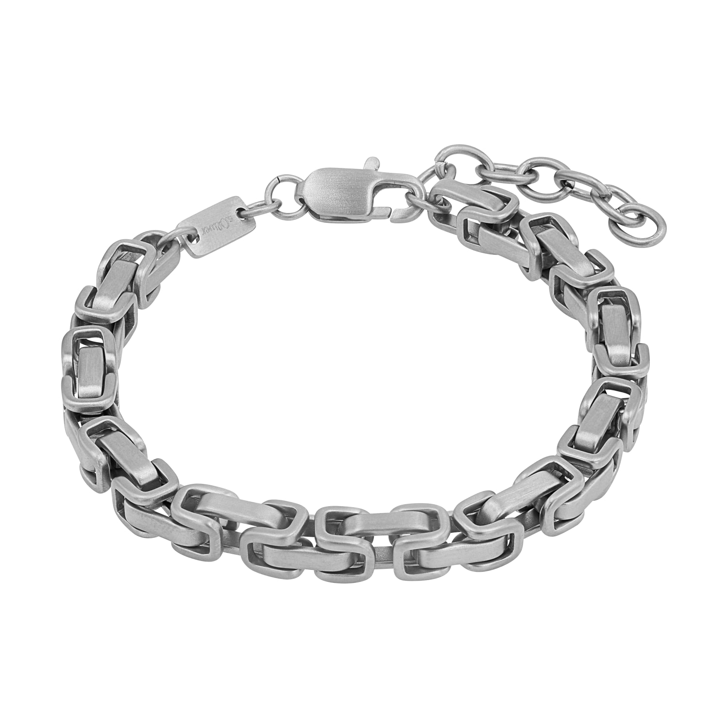 Armband S.OLIVER "2039806", silber (edelstahlfarben), Armbänder, Damen, 23cm, Edelstahl, Armband