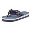 Badezehentrenner VENICE BEACH, Damen, Gr. 42, blau (blau, schwarz), Obermaterial: 70% Textilmaterial, 30% Lederimitat. Futter: 100% Synthetik. Decksohle: 100% Synthetik. Laufsohle: 100% Synthetik, casual, Schuhe Zehentrenner Dianette, Sandale,...