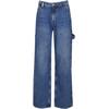 Bequeme Jeans 2Y STUDIOS "2Y Studios 2Y Anela Worker Baggy Jeans", Damen, Gr. 32, Normalgrößen, blau (midblau), 100% Baumwolle, unifarben, casual, Jeans