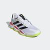 Handballschuh ADIDAS PERFORMANCE "STABIL 16 INDOOR", Gr. 42, cloud weiß, aurora metallic, aurora plum, Textil, Synthetik, sportlich, Schuhe