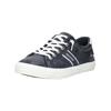Sneaker MUSTANG SHOES "Mustang Shoes Sneaker Lederimitat/Textil", Herren, Gr. 45, blau (navy), Lederimitat, Textil, casual, Schuhe