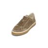 Sneaker MARC O'POLO "aus edlem Velours-Rindleder", Herren, Gr. 45, grau (schwarz taupe), Obermaterial: 100% Leder (Rind), unifarben, Schuhe