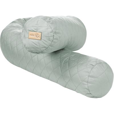 Nestchenschlange ROBA "style, frosty green", grün (frosty grün), Obermaterial: 100% Polyester. Füllung: 100% Polyester, Bettnestchen, Nestchen