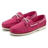 Bootsschuh ELBSAND, Damen, Gr. 36, pink, Obermaterial: 100% Rindsleder. Futter: 100% Rindsleder. Decksohle: 100% Lederimitat. Laufsohle: 100% Synthetik, unifarben, kontrastfarbene Details, klassisch, Schuhe, Slipper, Halbschuh, aus Leder