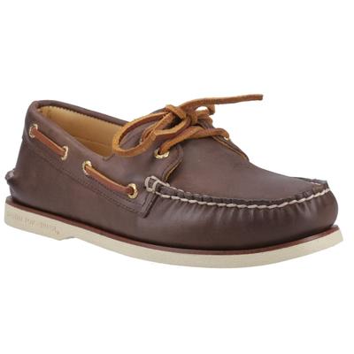Sperry Authentic Gold Cup Herren Bootsschuhe Aus Braunem Leder Image