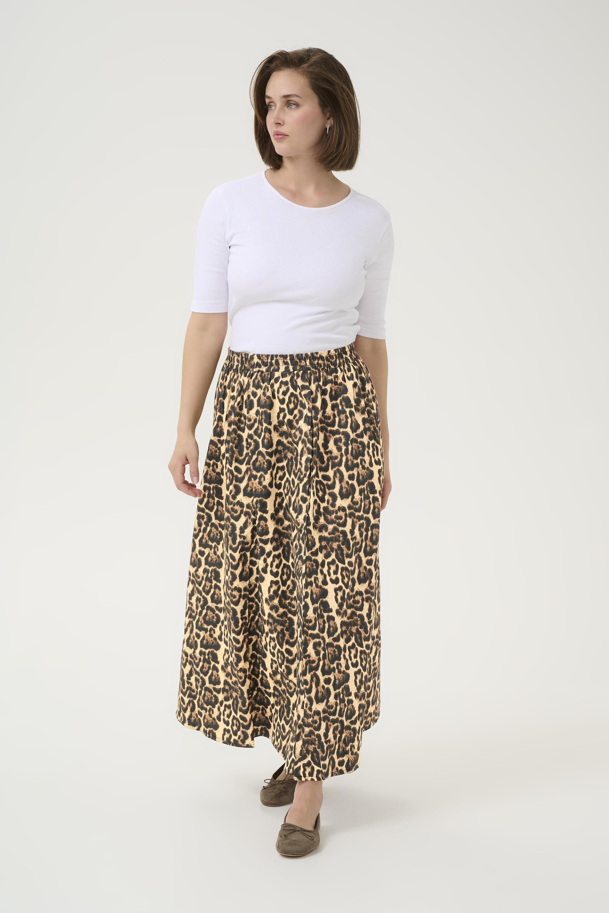 Rock A-shape Naturel Leopard Print Image