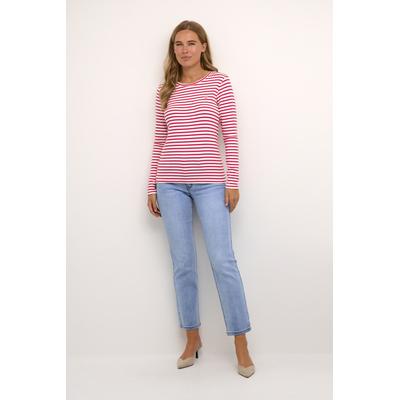 Langarm-Shirt Regular fit Chalk / Virtual Pink Stripe Image