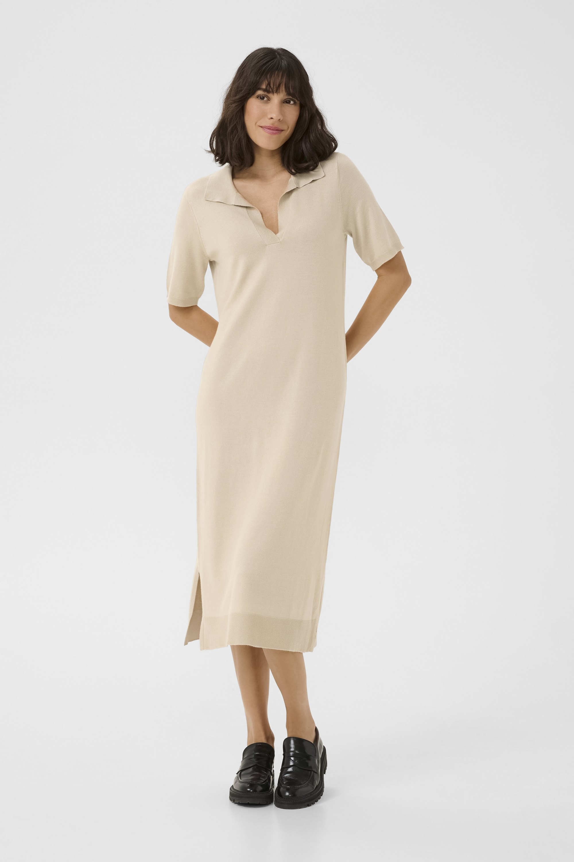 Kleid Casual fit beige S