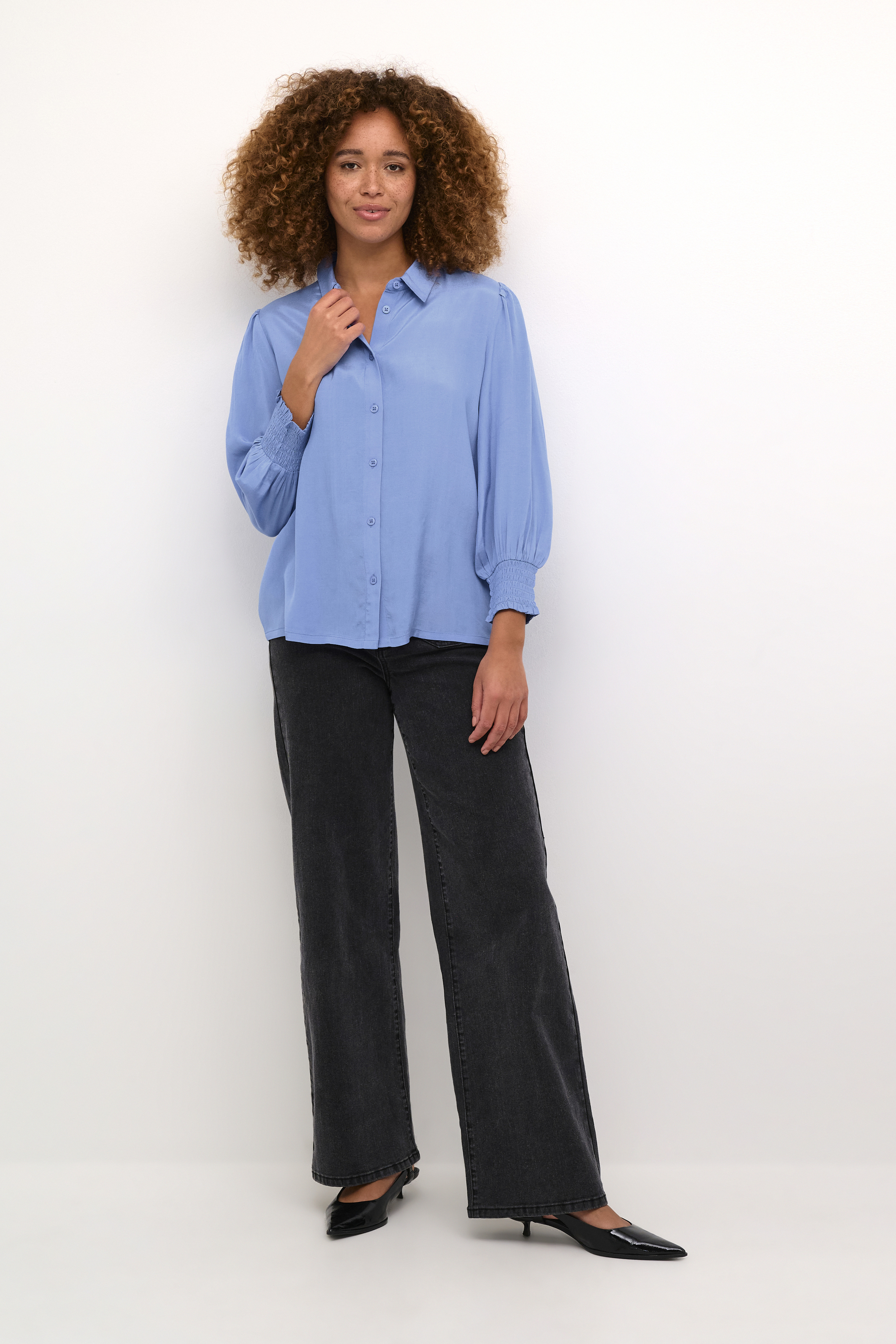 Langarm - Hemd Regular fit Ultramarine dark blue Image