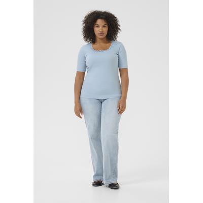 T-shirt Tight fit Soft Chambray light blue Image