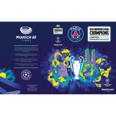 Paris Saint-Germain UCL Champions 2025 Pin-Set (Limited Edition) Image