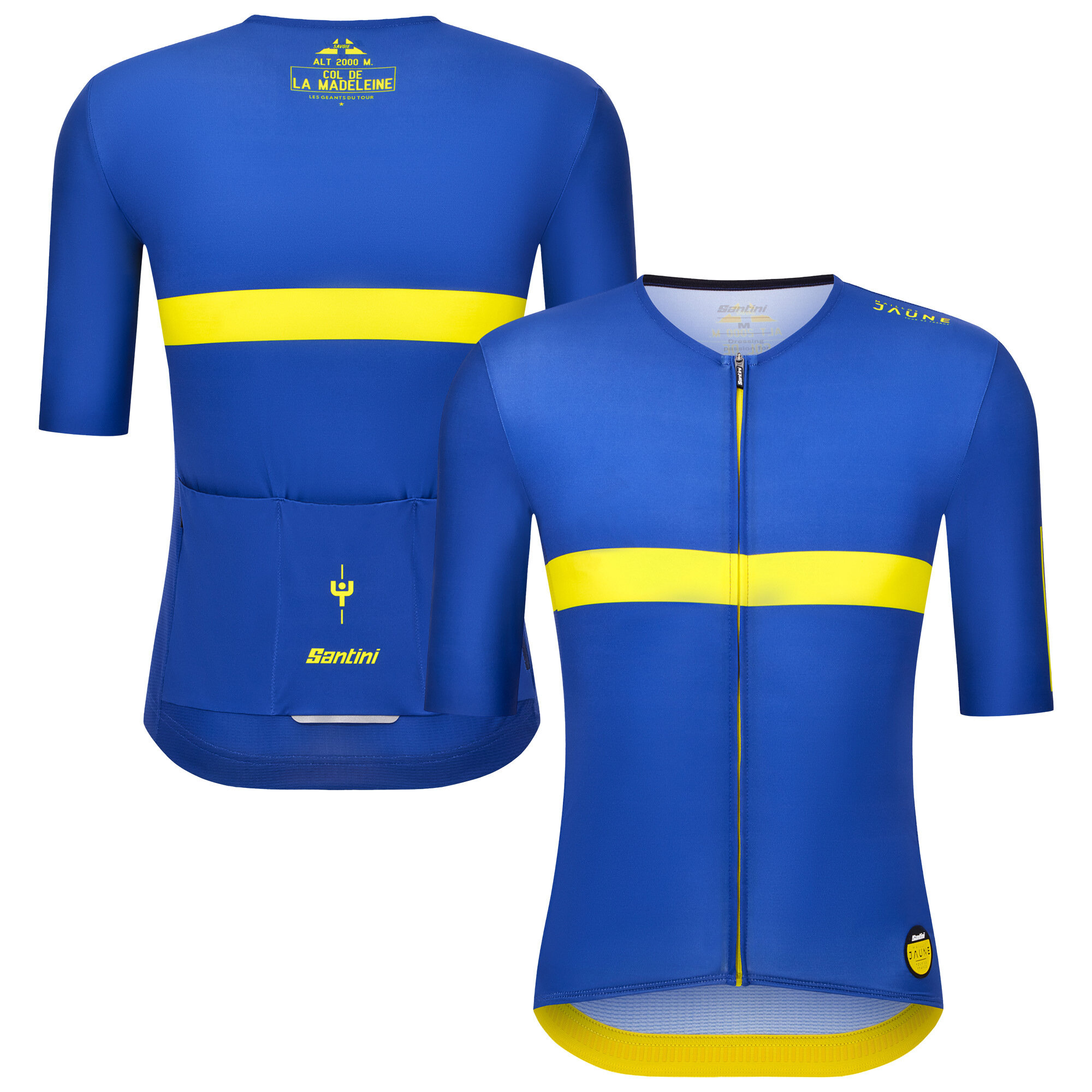 Maillot Jaune Col De La Madeleine Kit Radtrikot Image
