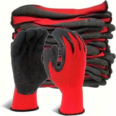 TEMU 10 Pairs Of Anti-scratch And Abrasion Garden Cleaning Gloves, Washable For Reusable Wear, Cost-saving Effect Image