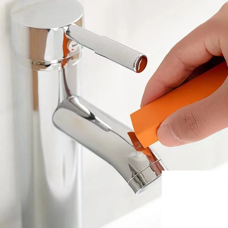 1Pc Einfache Kalk Radiergummi Gummi Haushalt Küche Reinigung Werkzeuge Küche Wc Rost Pinsel Bad Glas Rost Entferner Image
