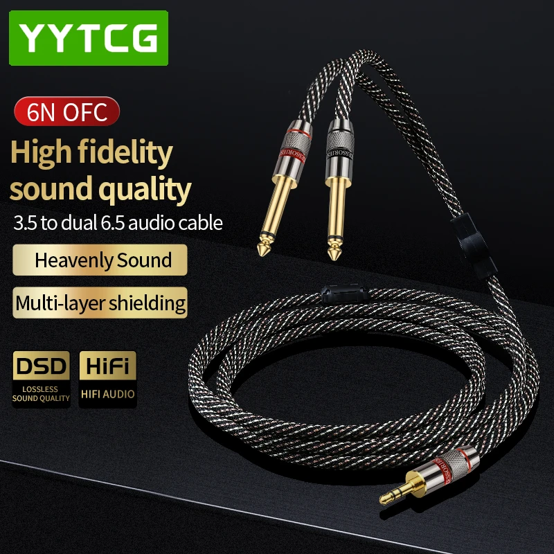 3,5-zu-Dual-6.5-High-Fidelity-Kupferdrähte für Mobiltelefone, Computer, Mischpult, Leistungsverstärker und Lautsprecher Image