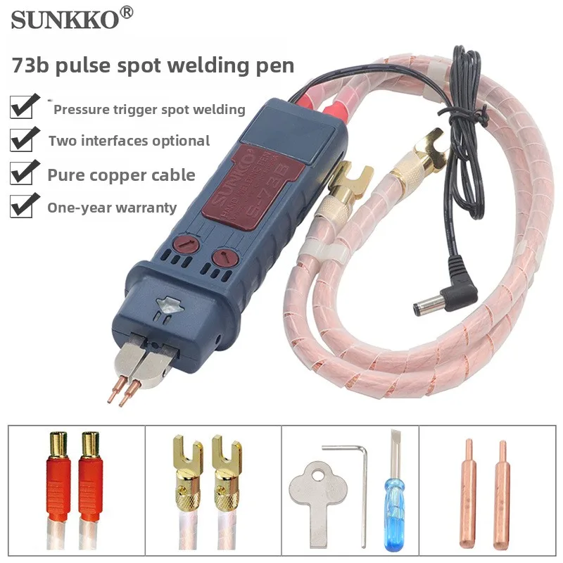 SUNKKO 73B Punktschweißstift Punktschweißstift zum Schweißen von Batterien Integrierter Punktschweißstift Punktschweißstift-Anschluss Image