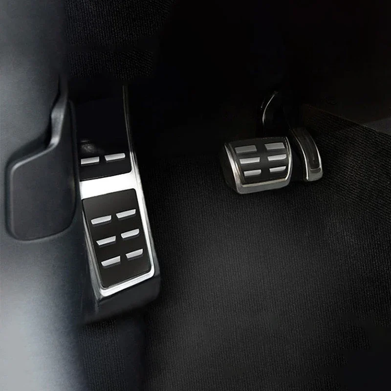 Für Audi A4 B8 S4 RS4 A6 C7 Avant A7 A8 H4 A5 S5 RS5 8T Q3 Q5 SQ5 8R Auto Sport Kraftstoff Bremse Fußstütze Pedale Abdeckung Fit Zubehör Image