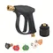 High Pressure Washer Gun for Karcher K2-K7&Nilfisk- Multi-Function Quick Connect Nozzle, Heavy Duty Cleaning for Car & Home
