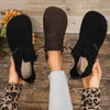2025, Frühjahr neue Damen-Flache Schuhe, modische runde Zehen-Flats, leichte Schnür-Einzelschuhe, Outdoor-Casual-Turnschuhe, Größe 36–43