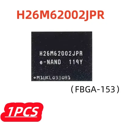 1Pcs/lot 100% New H26M62002JPR FBGA-153 32GB EMMC Memory Chip Original