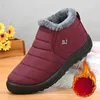 Stiefel Frau Schnee Neue Damen Schuhe Slip Auf Frau Schuhe Pelz Unisex Wasserdichte Stiefeletten