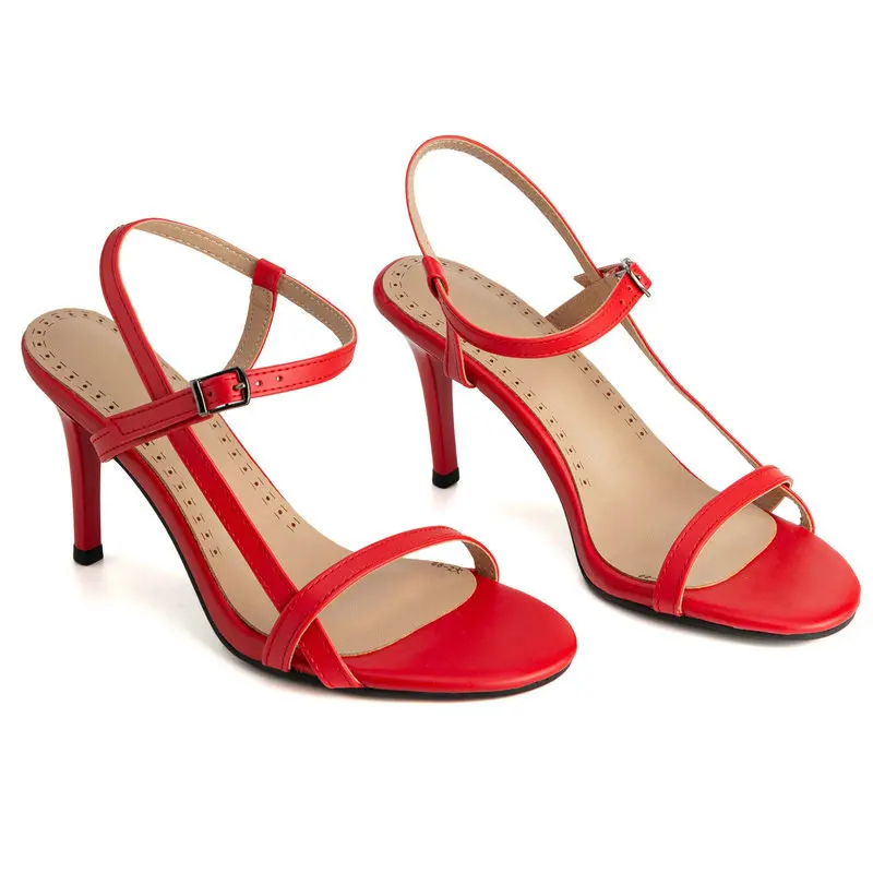 Offene Zehen-Sommerpumps für reife Damen für Hochzeit, Bräute, Party, dünne High Heels, Stiletto-Sandalen, große Größe 51, 52, 53, 54, prägnante Schuhe