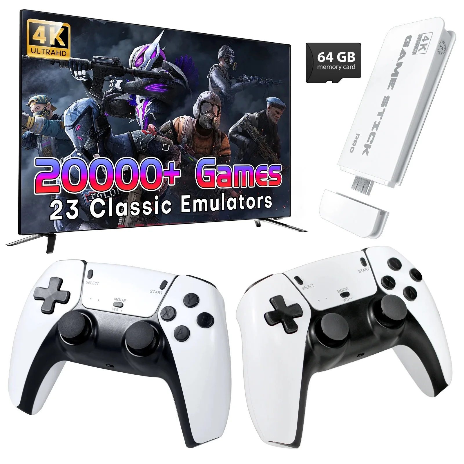 M15 bâton de jeu Mini TV Console de jeu portable manettes de jeu sans fil jeu vidéo 128G 30000 + jeu rétro sortie HD deux joueurs pour PS1