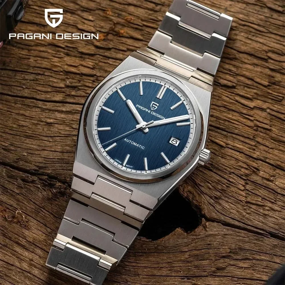 PAGANI DESIGN Luxus automatische mechanische Herrenuhr PD1753 NH35A Saphir Edelstahl wasserdicht 10Bar Sport reloj hombre Image