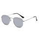 TNDVIC Sunglasses UV400 Protection | Metal Frame Candy Color Lens | for Women Men Outdoor Sports & Driving(silvery c15)