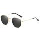 TNDVIC Sunglasses UV400 Protection | Metal Frame Candy Color Lens | for Women Men Outdoor Sports & Driving(black c4)