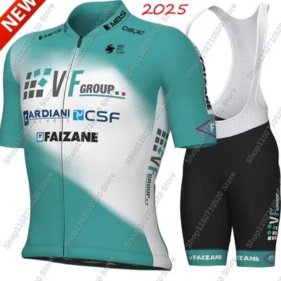 2025 VF GROUP BARDIANI CSF FAIZANE Cycling Jersey Set Men Clothing Road Bike Shirts Suit Bicycle Bib Shorts MTB Ropa Maillot