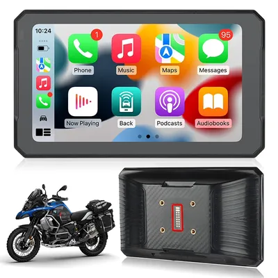 7 Inch For BMW Portable Gps Navigation Motorcycle Navigator Wireless CarPlay Android Auto With Bluetooth Ipx7 Waterproof HD IPS