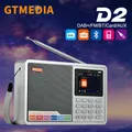 GTMEDIA D2 Ricevitore radio digitale Altoparlante Bluetooth AUX TF CardSlot Lettore MP3 Registra orologio Sveglia Timer del sonno con batteria 18650