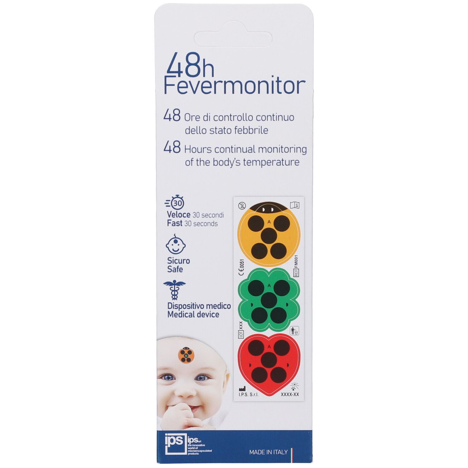 Fever Monitor – Indicatore Monouso Di Temperatura Corporea 3 pz Altro