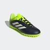 Fußballschuh ADIDAS PERFORMANCE "COPA PURE 3 CLUB KUNSTRASEN KINDER", Gr. 37, core schwarz, cloud weiß, lucid lemon, Synthetik, sportlich, Schuhe, geeignet für harte Untergründe Asche und Kunstrasen