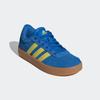 Sneaker ADIDAS SPORTSWEAR "VL COURT 3.0 KIDS", Gr. 34, blau (bright royal, pure sulfur, gum10), Leder, Synthetik, sportlich, Schuhe, inspiriert vom Design des adidas samba