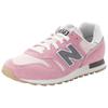 Sneaker NEW BALANCE "373", Gr. 41,5, pink taffy, rose sugar, castlerock, Leder, Textil, mehrfarbig, sportlich, Schuhe
