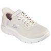 Slip-On Sneaker SKECHERS "GO WALK FLEX-GRAND ENTRY", Damen, Gr. 35, weiß (sanftes weiß), Textil, sportlich, Schuhe, Slipper mit Slip-ins zum Schlupfen