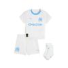 Trainingsanzug PUMA "Olympique de Marseille 25/26 Heimtrikot-kit Kinder", Kinder, Gr. 86, weiß (weiß bleu azur blau), Obermaterial: 100% Polyester; Rippe: 100% Polyester, Sportanzüge